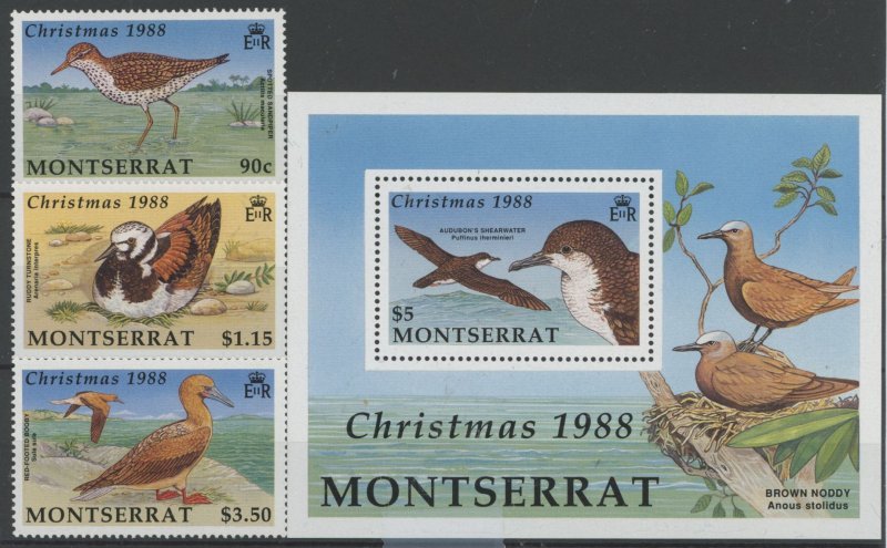 Montserrat #703-706 Unused Souvenir Sheet
