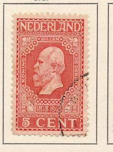 Netherlands 1913 early Independence Issue Fine Used 5c. 253233