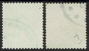 GERMAN SOUTH WEST AFRICA 1897 EAGLE 3PF BOTH SHADES USED 