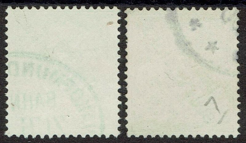 GERMAN SOUTH WEST AFRICA 1897 EAGLE 3PF BOTH SHADES USED 