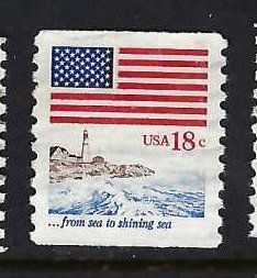 UNITED STATES 1891 VFU FLAG LIGHTHOUSE Z7726-2