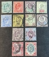 GREAT BRITAIN # 127-138-USED-----PART SET------1902-11