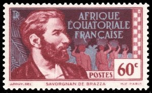 French Equatorial Africa #50  MNH - Pierre Savorgnan de Brazza (1940)