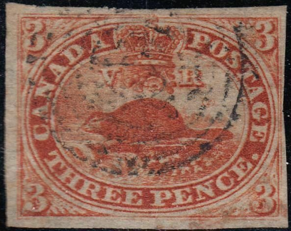 CANADA 1 Used FVF 4 Mgn. (32420)