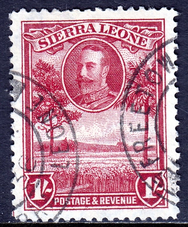 Sierra Leone - Scott #148 - Used - Light crease top center - SCV $6.50