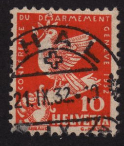 Switzerland 211 Dove on Broken Sword 1932