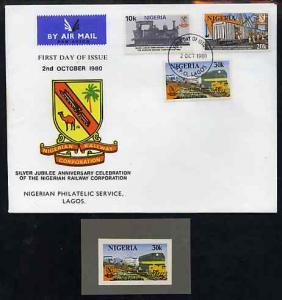 Nigeria 1980 25th Anniversary of Railway Corporation impe...