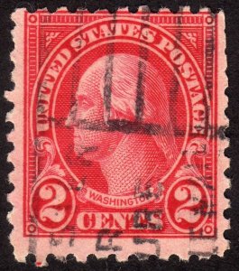 1924, US 2c, Washington, Used, Sc 583