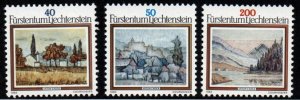 Liechtenstein # 759 - 761 MNH