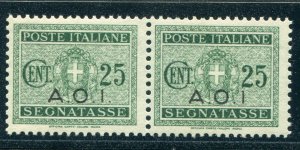 A.O.I. -Cent tax marker. 25 pair with one spotless specimen after I