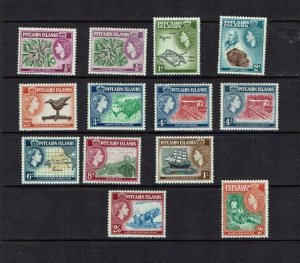 Pitcairn Islands: 1957, Queen Elizabeth  Definitive Set,  Mint / MNH