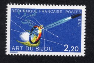 France 1983 2.20fr Jewelry, Scott 1900 MNH, value = 90c