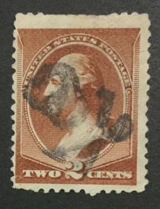 MOMEN: US #210 SKULL & CROSS BONES USED #27721