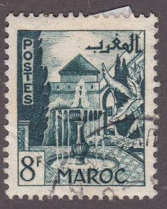 French Morocco 254 Meknes Garden 1949