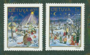 Lithuania 527-8 MNH BIN $1.05