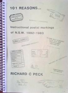 Australia - 101 Reasons Instructional Postal Markings of NSW 1982-3 Dead Letter