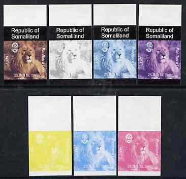 Somaliland 1997 Lion 25,000 SL (from Animal def set) set ...