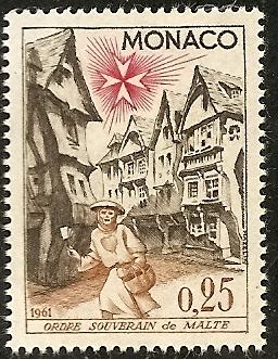 Monaco  481 MNH 1961 To Honor-Knights of Malta