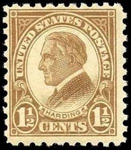 U. S. Scott #582 - MH [LA01-0028-01-02]