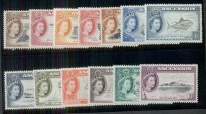 ASCENSION #62-74, Complete set, og, LH, VF, Scott $143.20