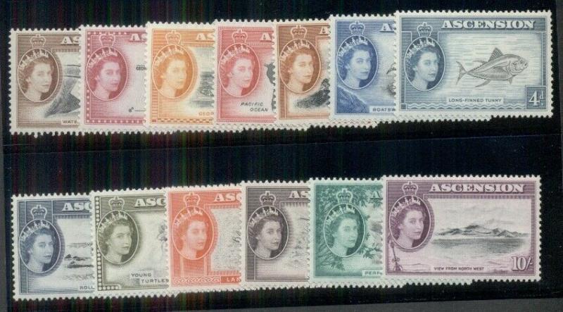 ASCENSION #62-74, Complete set, og, LH, VF, Scott $143.20