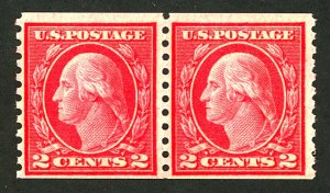 U.S. #455 MINT PAIR OG NH