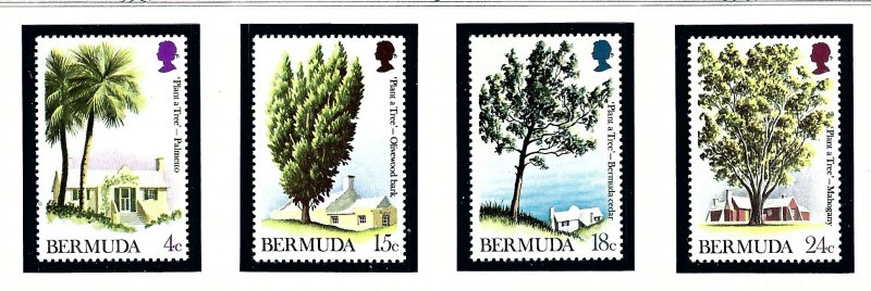 Bermuda 298-301 MNH 1973 Trees