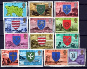 Jersey 137-149 MNH Coat of Arms Maps Landscapes Aviation ZAYIX 0524S0138M