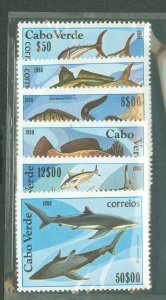 Cape Verde #410-5  Single (Complete Set)