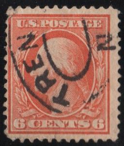 SC#379 6¢ Washington (1911) Used