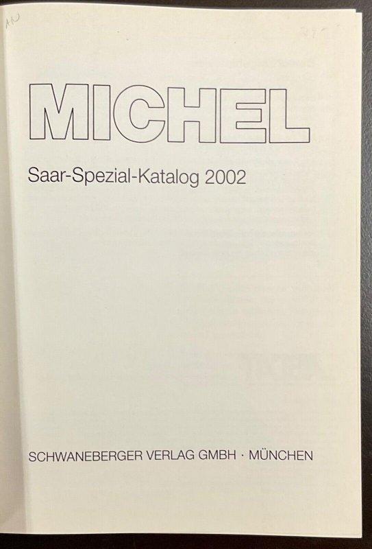 Michel Saar-Spezial Katalog 2012