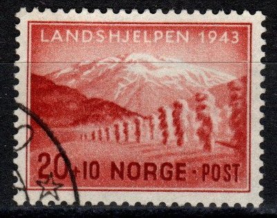 Norway #B33 F-VF Used  CV $5.00 (Z9769)