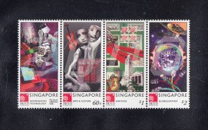 Singapore Scott #918 Strip of 4 MNH