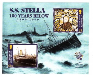 Alderney 1999  SS Stella  Miniature Sheet superb Unmounted mint NHM