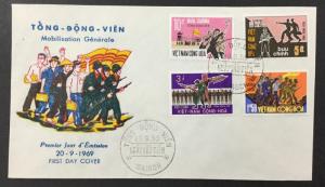 VIETNAM 1969 “General Mobilization” FDC  #358-361