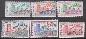 Guinea 190-193,C22-C23 MNH VF