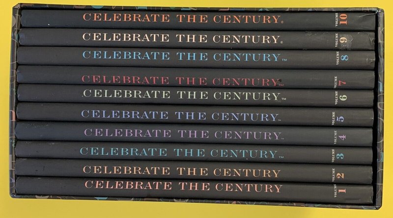 Celebrate The Century: Set of 10 Hardbound Books in a Slipcase, Without Stamps 