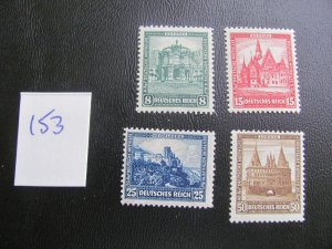 Germany 1931 MNH SC B38-B41 SET VF 240 EUROS (153)