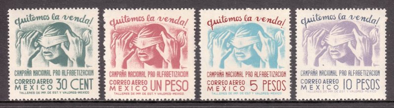 Mexico - Scott #C153//C156 - MLH - Short set missing #C157 - SCV $10.50