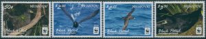 Niuafo'ou 2016 SG424-427 WWF Black Petrel set MNH