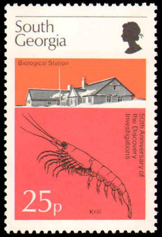 SOUTH GEORGIA #44-47 COMPLETE SET MINT NEVER HINGED