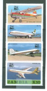 Zambia #397-400  Single (Complete Set)