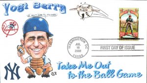 #4341 Take Me Out to the Ballgame QCR FDC