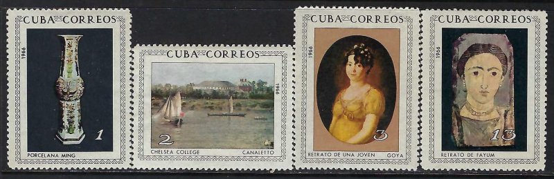 Cuba 1086-89 MNH  ART 711B-1