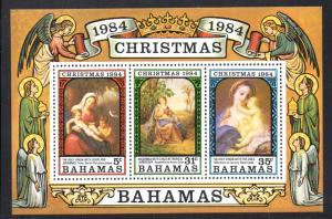 Bahamas Sc 571a 1984 Christmas stamp sheet mint NH