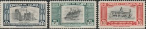 Bolivia, #C142-C144 MNH From 1951