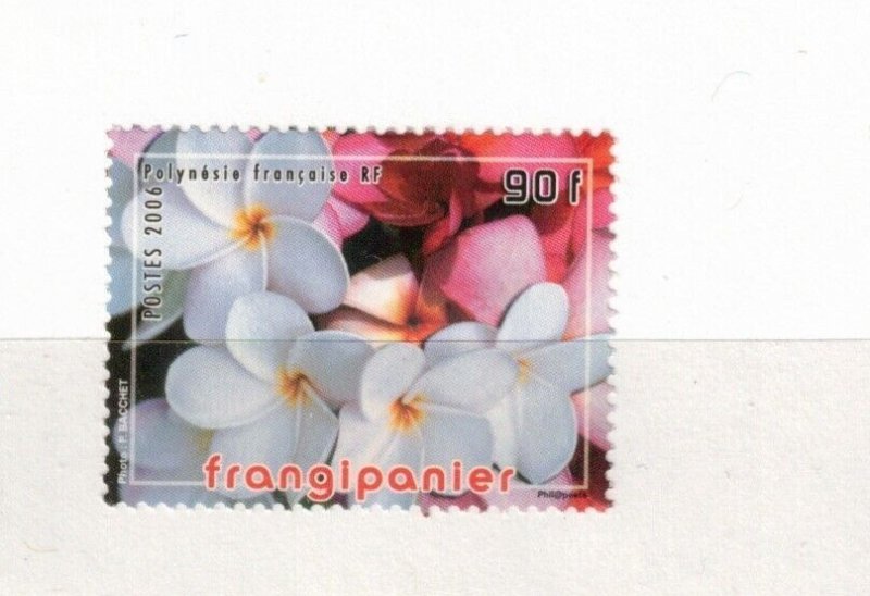 FRENCH POLYNESIA Sc 925 MNH of 2006 - Flowers, with scent