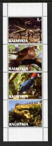 KALMYKIA - 2003 - Dinosaurs - Perf 4v Sheet - Mint Never Hinged -Private Issue