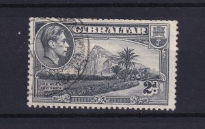 Gibraltar KGVI 1938 2d SG124ab usado fino BP16459-