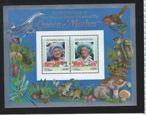 Tuvalu Vaitupu souvenir sheet mnh  sc  56